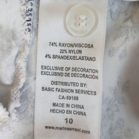 Mario Serrani Italy Comfort Stretch Slim Fit Tummy Control Cropped Pants Size 10 - Picture 15 of 16